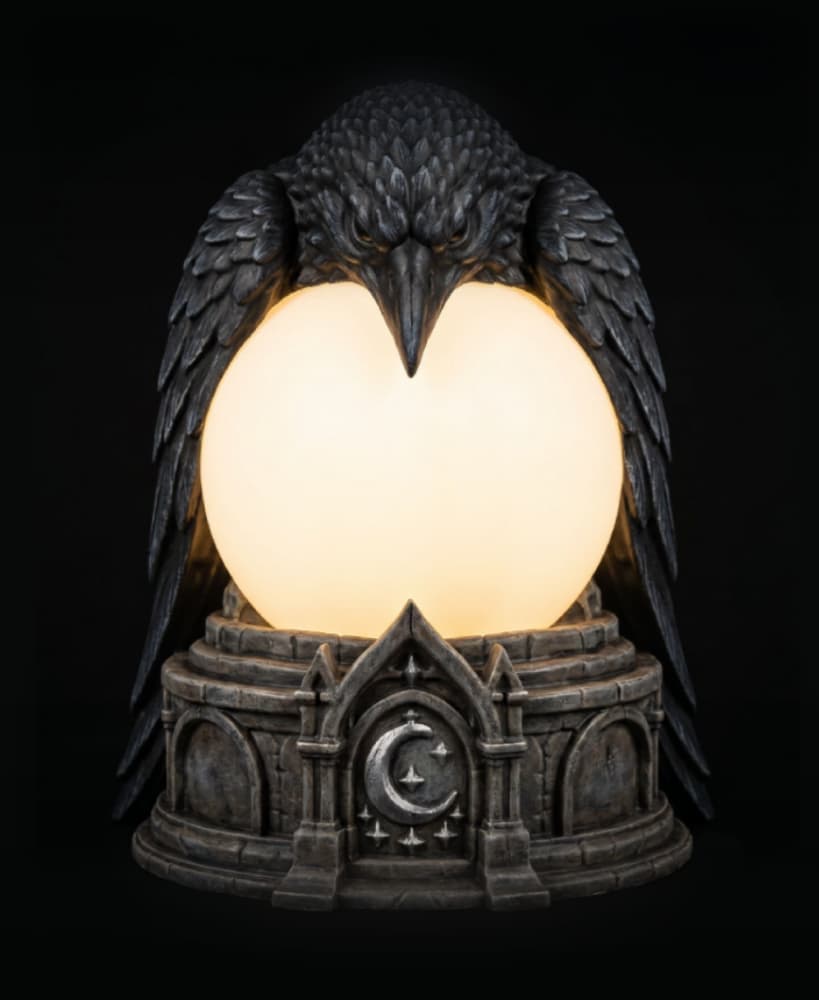 Moon Raven Orb Lamp 3d model