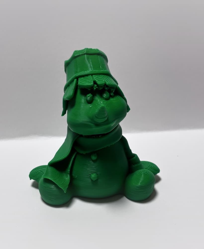 Christmas snowman figurine 3d model