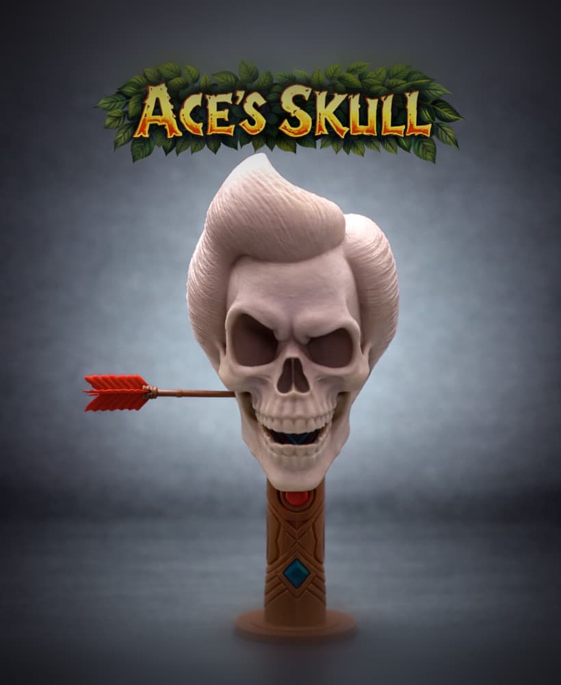 Ace's Skull 3d model