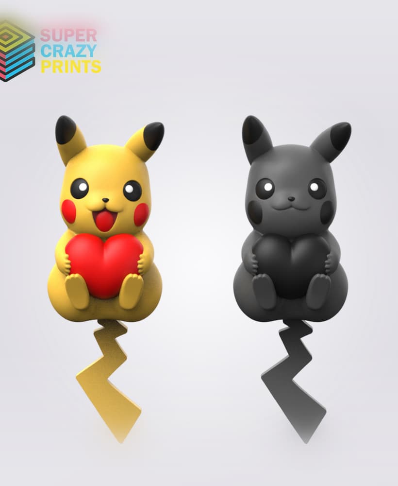 Valentine Pikachu 3d model