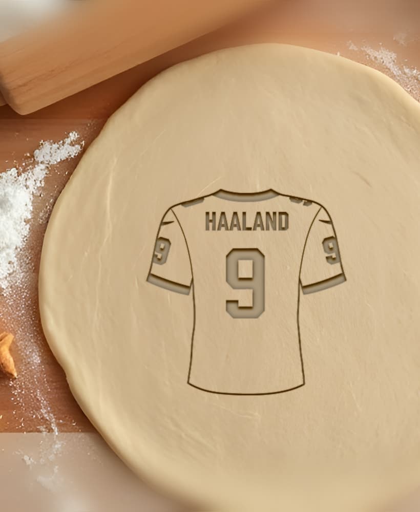 Haaland Cookie Cutter, Biscuit Cutter 3d model