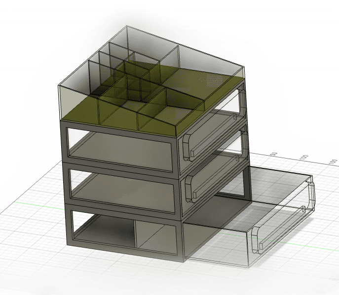 ORGANIZER GT496 3d model