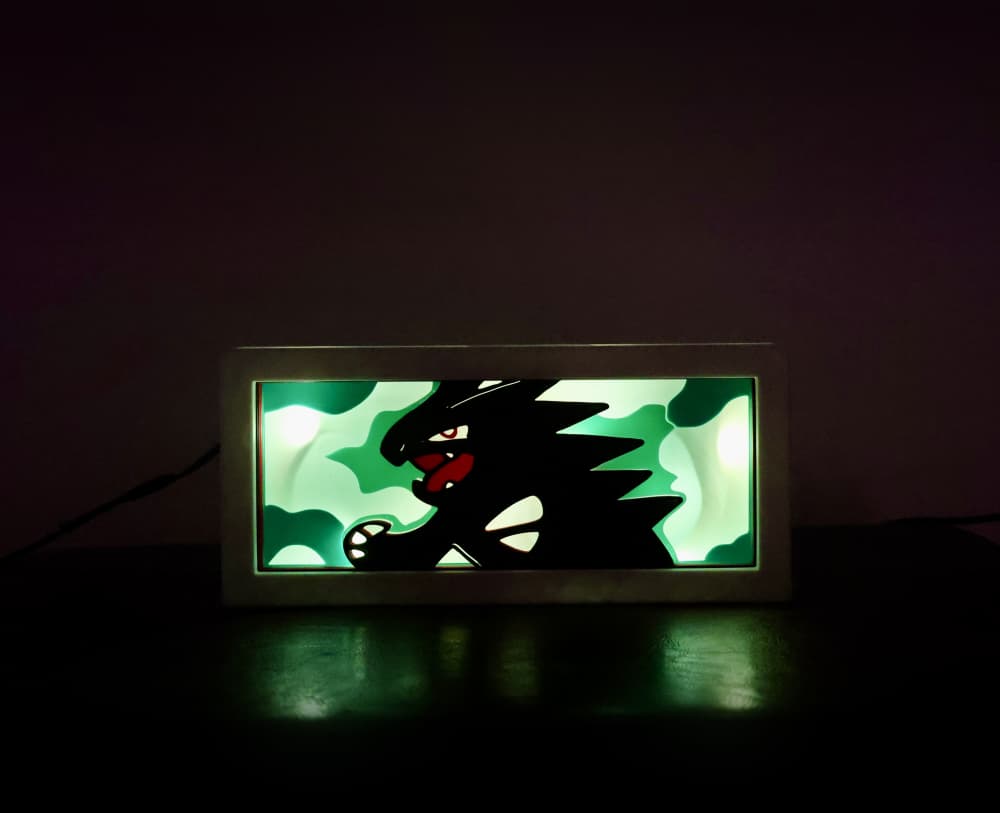 Tyranitar - LED Lightbox - NO AMS NEEDED 3d model