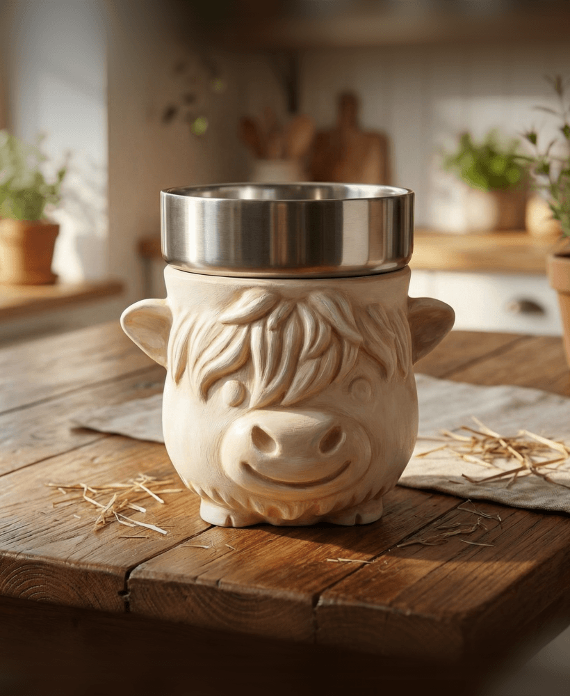 Baby Highland Cow Cup 3d model