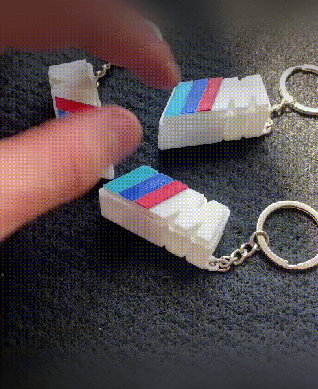 BMW M clicker Keychain (AMS & Non-AMS) 3d model