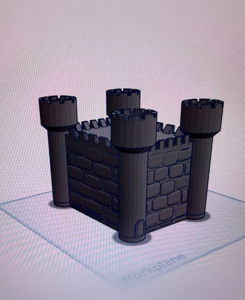Castle Deck Box .3mf 3d model