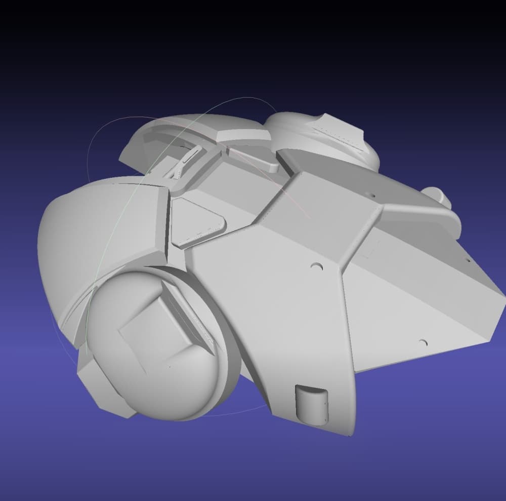 Overwatch Brigitte Armor Backpack 3d model