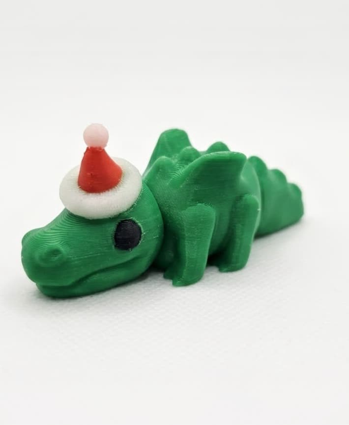 MiniMonster#1 with Santa Hat 3d model