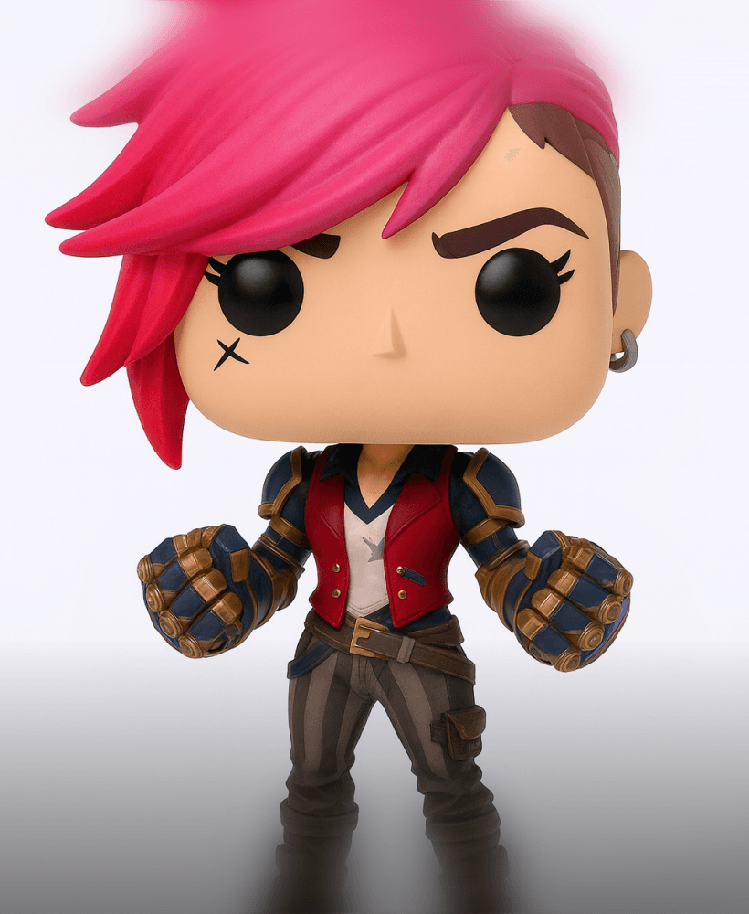 VI ARCANE FUNKO POP STYLE – STL Fan Art Model 3d model