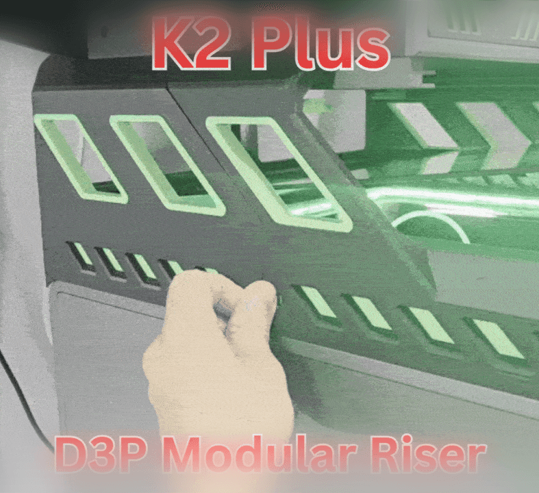 D3P Riser for Creality K2 Plus 3d model