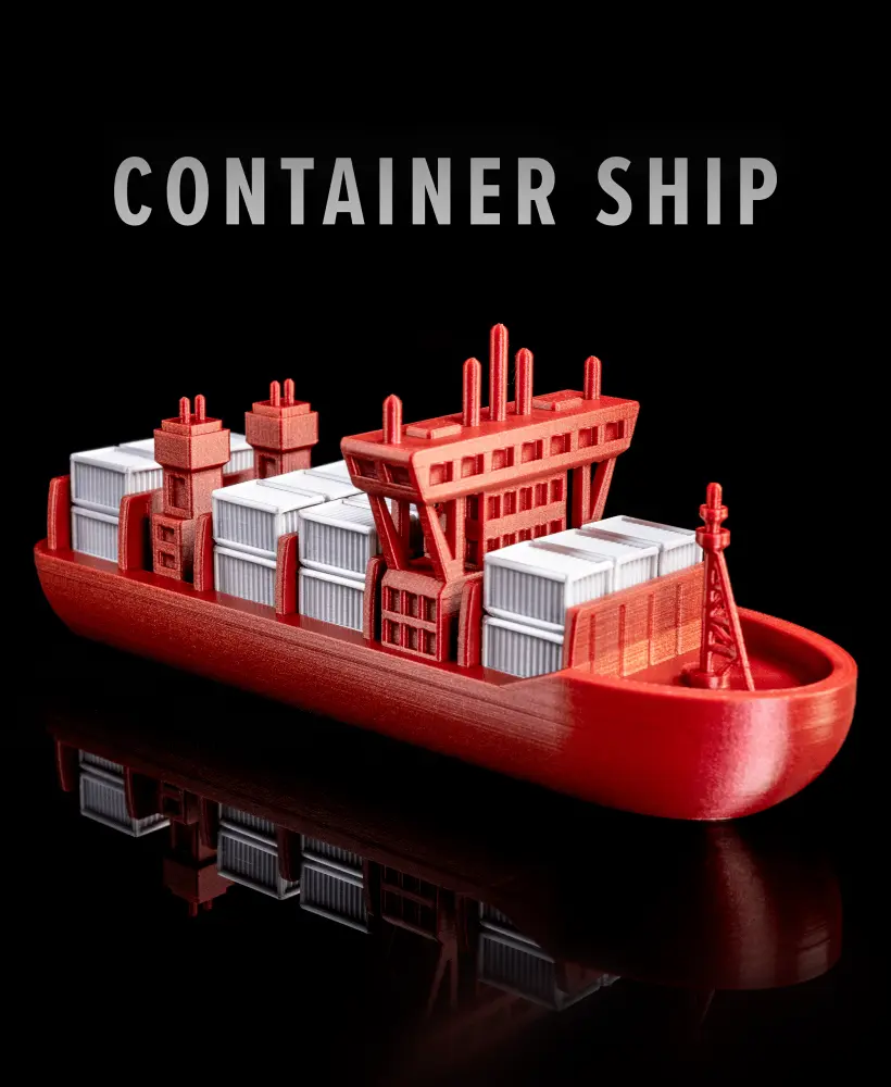 Container Ship (Boat / Ship) 3d model