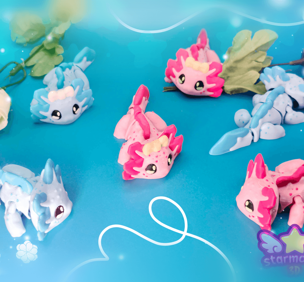 Axolotl Flexi Mini 3d model