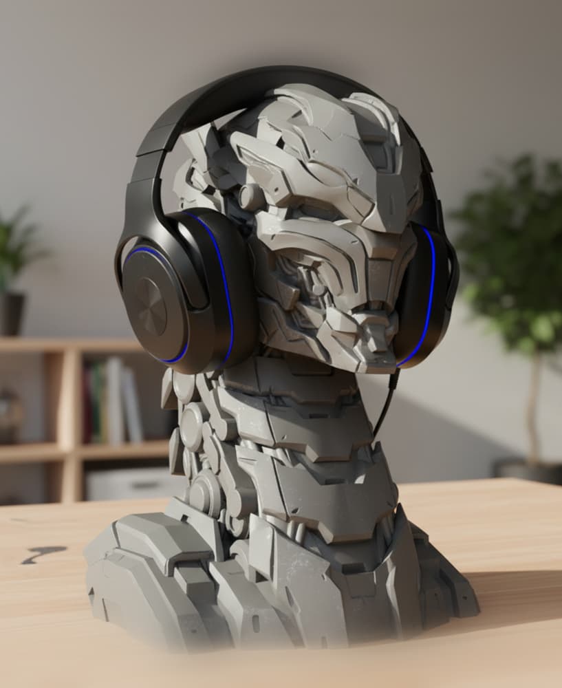 Dragon Headphone Stand | High Detail Gaming Setup 3d model