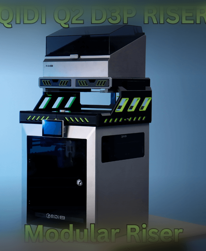 Qidi Q2 D3P Riser 3d model