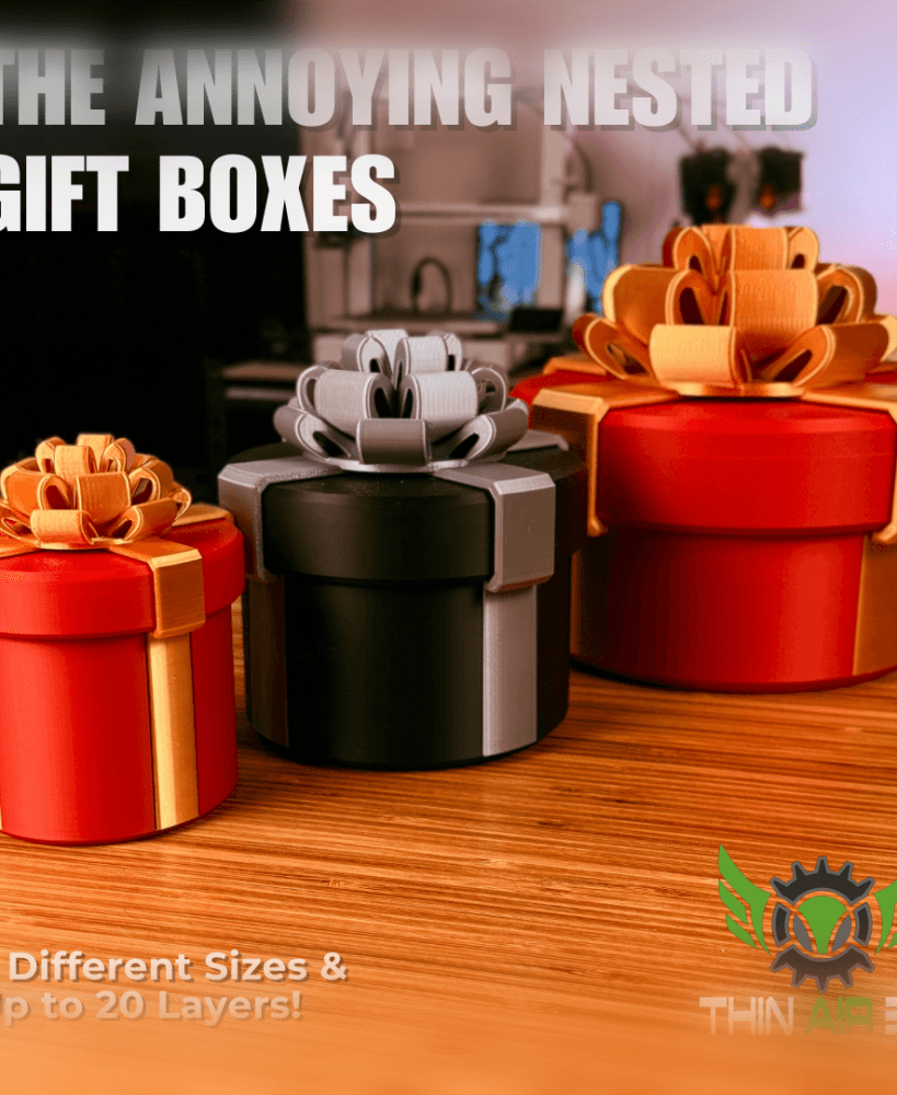Annoying Nested Gift Box 3d model