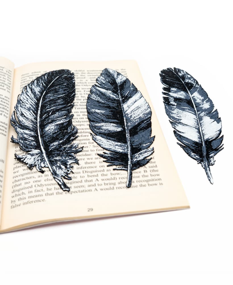 Feather Bookmarks 3d model