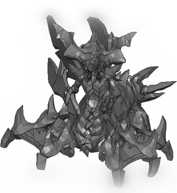 Figura fantástica de Zagara para impresión 3D 3d model