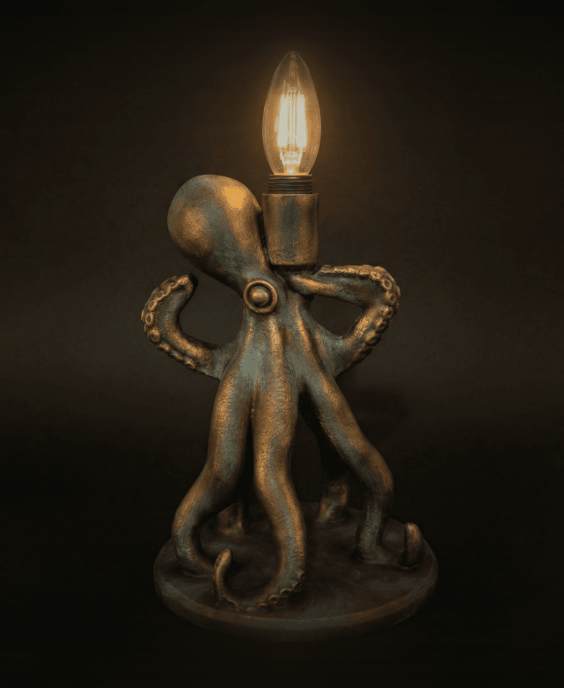 Kraken Lamp Styled 3d model