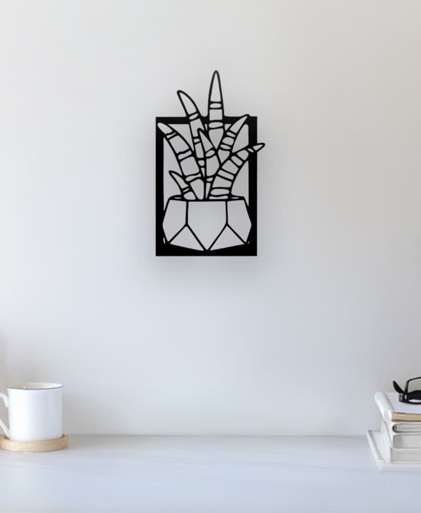 Cactus Wall Art 3d model