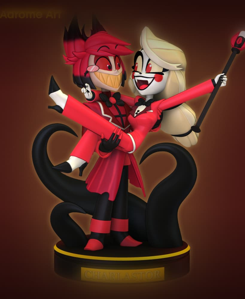 Charlastor Hazbin Hotel 3d model