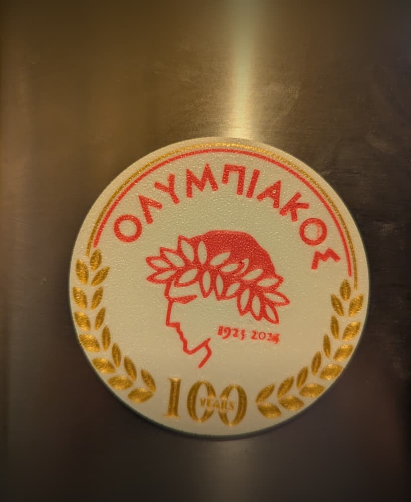 100 Years Olumpiakos Fridge Magnet 2024 3d model