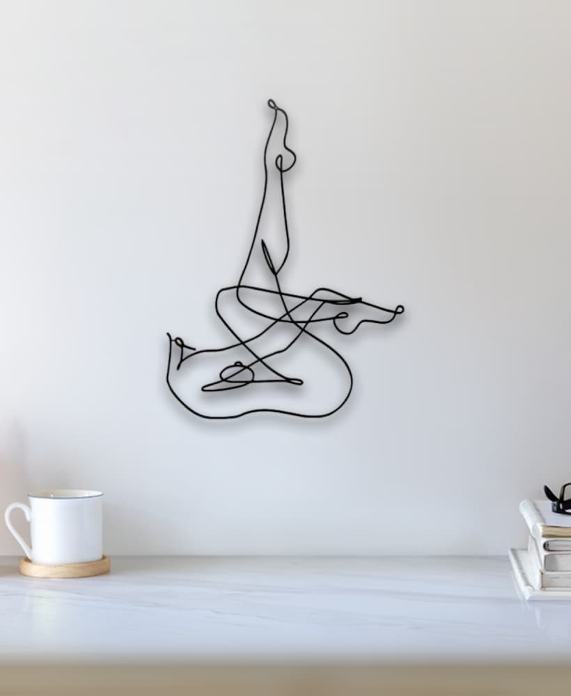 Yoga Wall Art 3d model