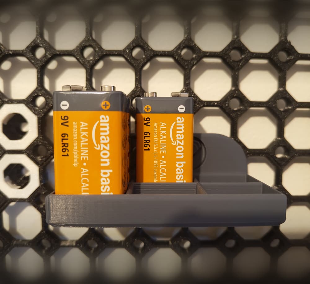 9V Battery Holder for Multiboard 3d model