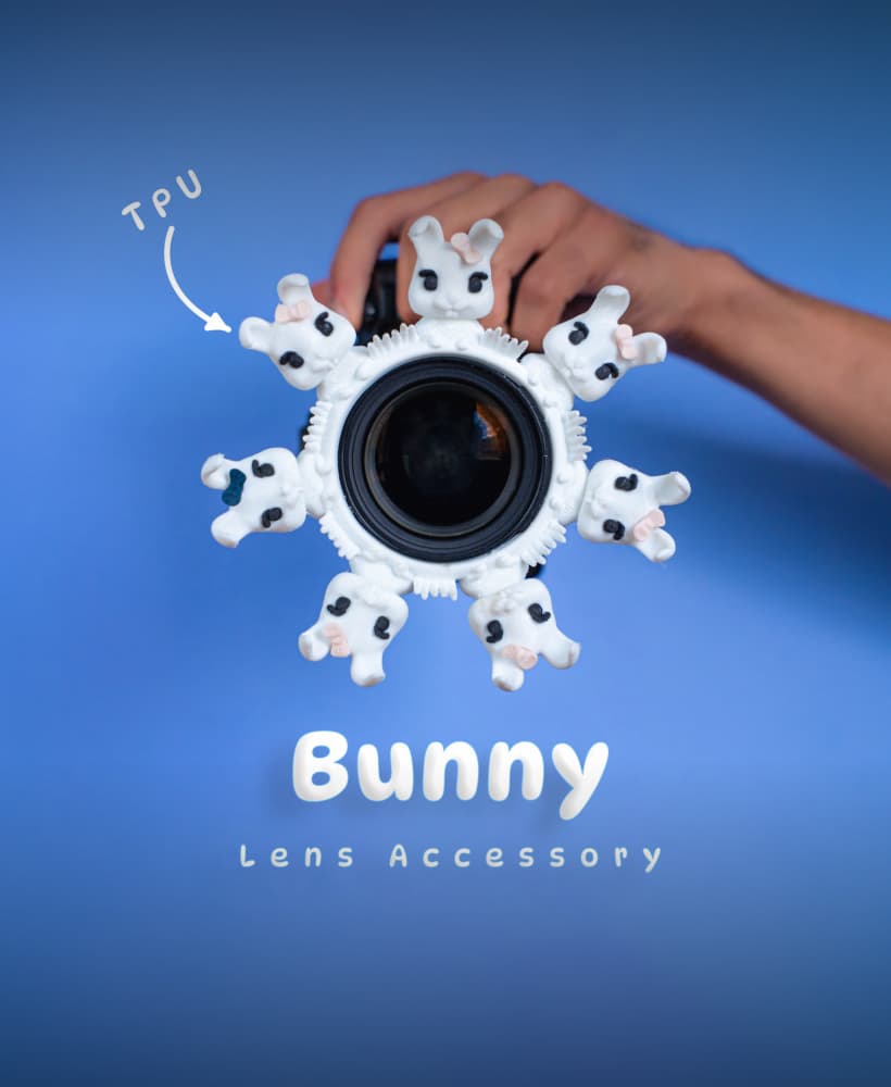Bunny - Cute Lens Accessory 3d model