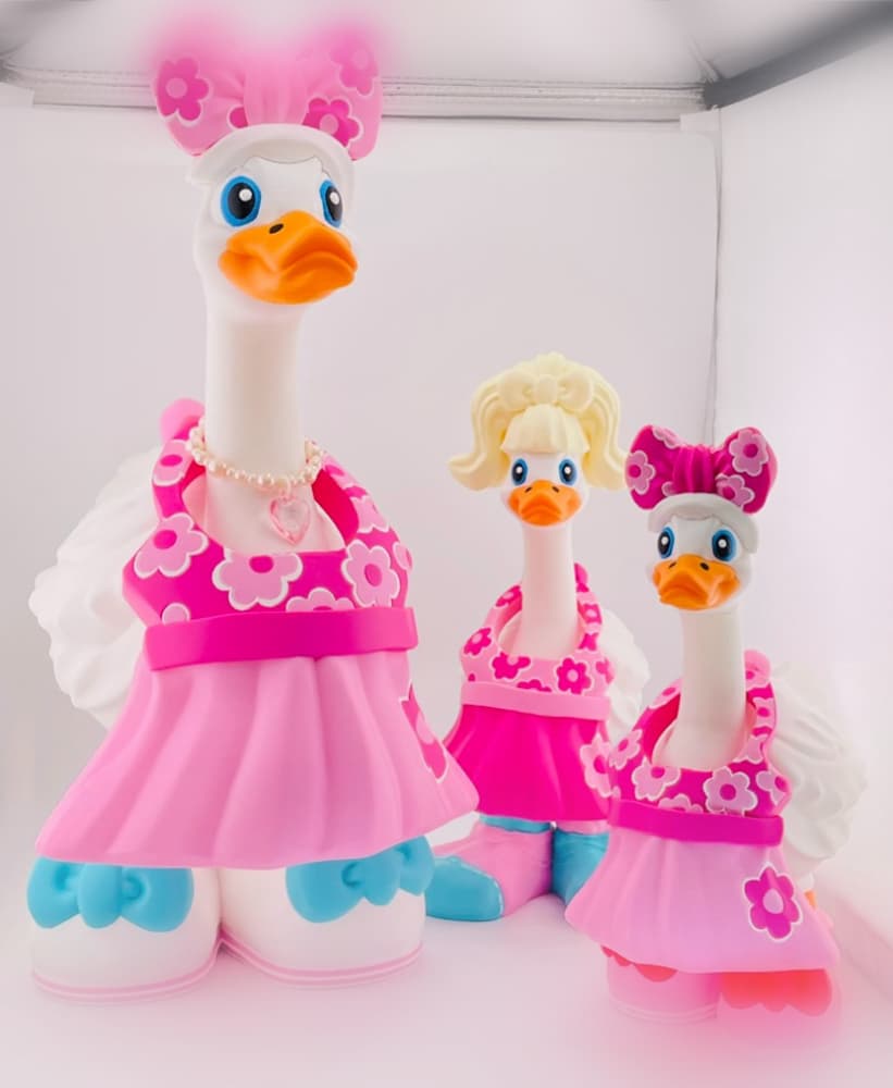 Mother's Day Goose Gear Outfit for Porch Goose 3d model