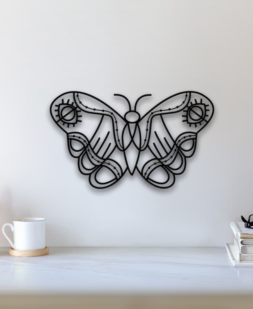 Butterfly Wall Art 3d model