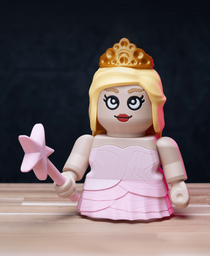 Chunky Glinda - Wicked Kit | No Supports, No AMS, No Glue 3d model
