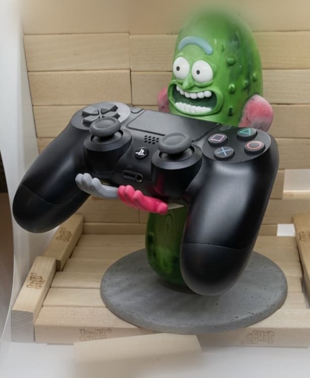 Pickle Rick Controller Holder 3d model