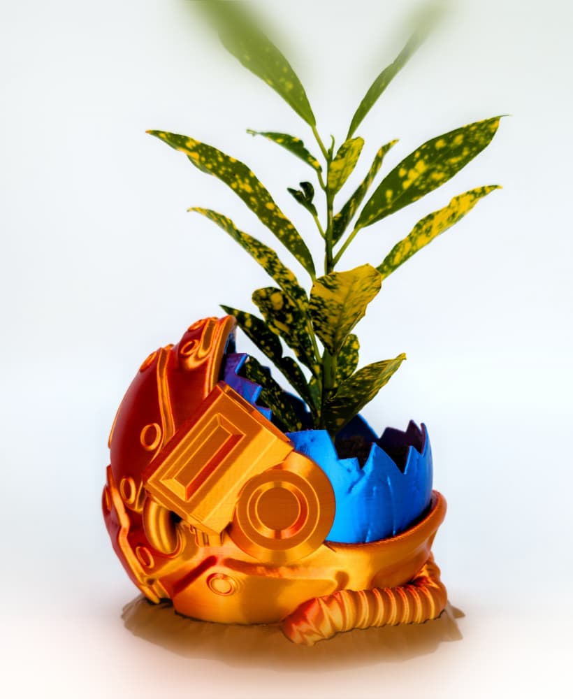 Astronaut Helmet: Planter 3d model