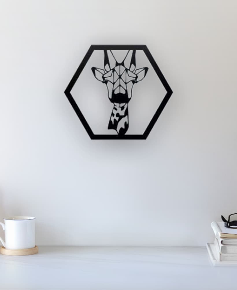 Giraffe Wall Art 3d model