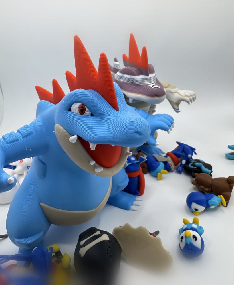 Feraligatr (3MF included) 3d model