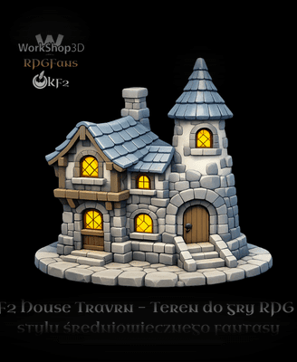 KF2 House Travrn - Medieval Fantasy RPG Terrain 3d model