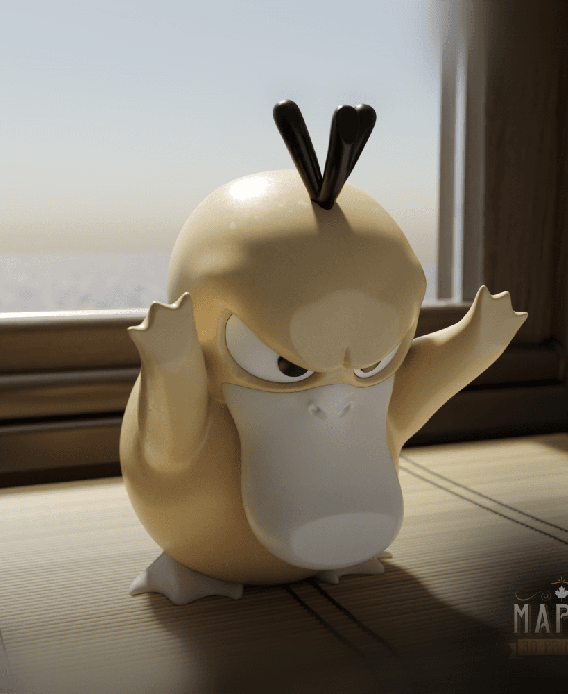 Window Psyduck 3d model