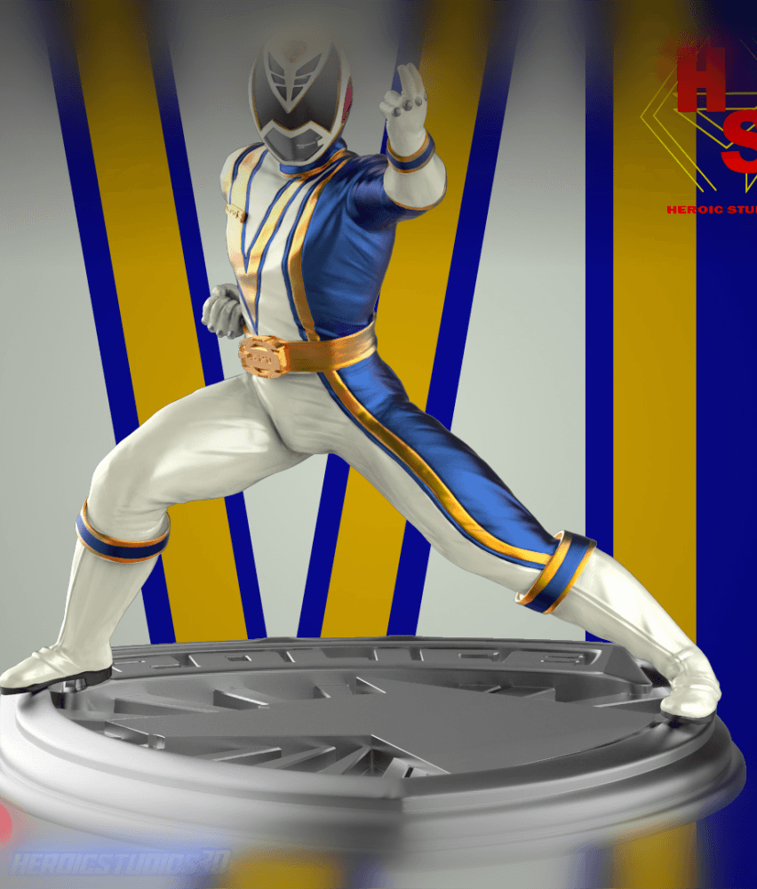 SPD Omega Ranger Statue 3d model