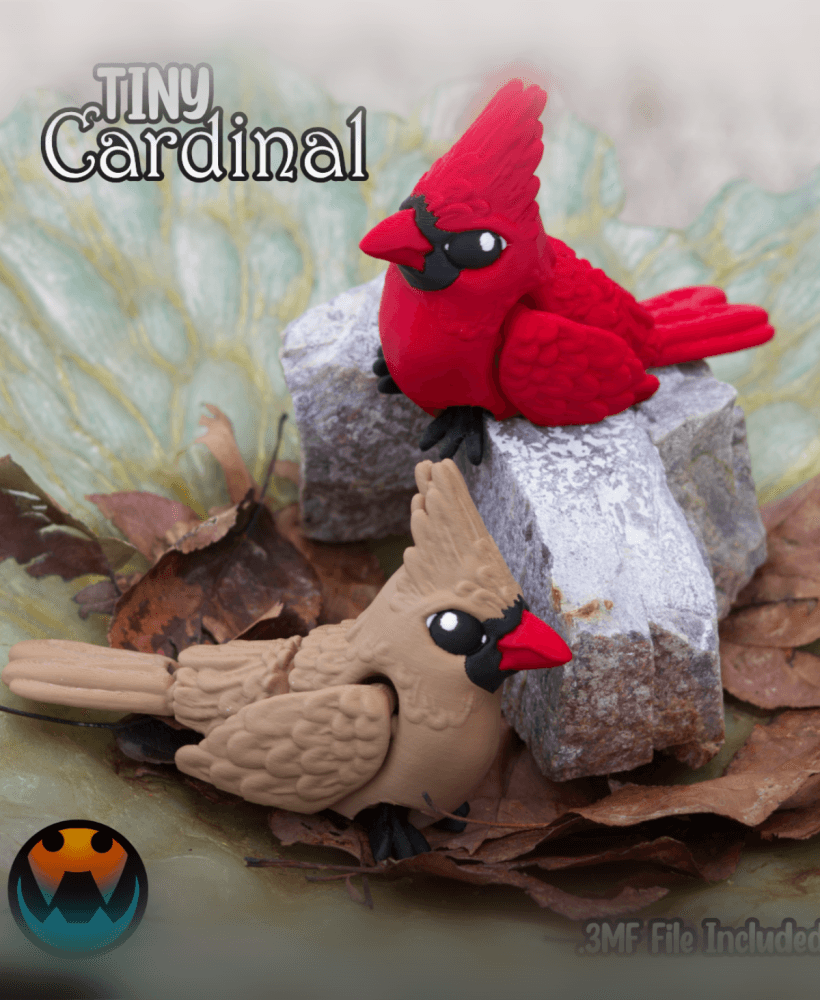 Tiny Cardinal 3d model