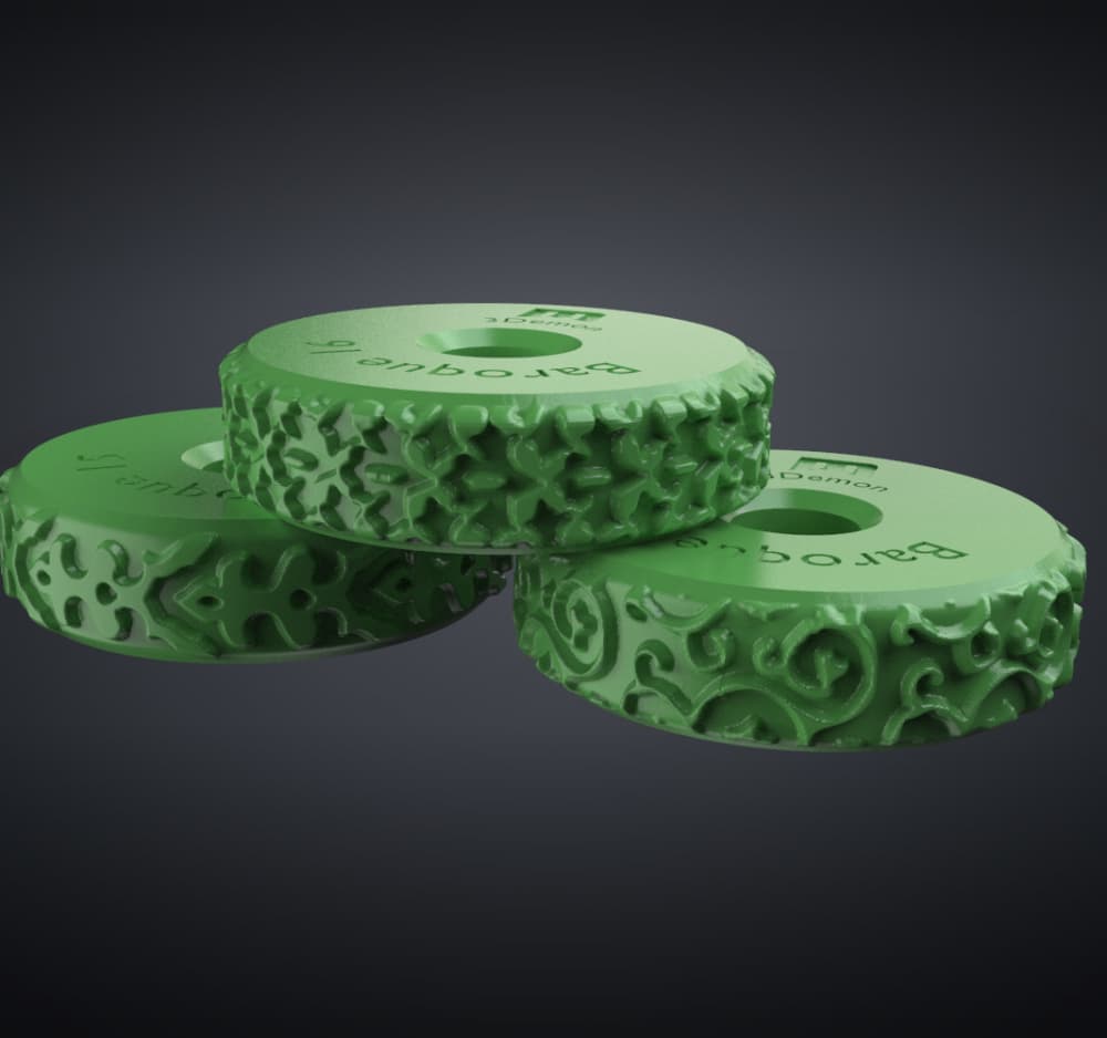 Stamp Wheels - Baroque Vol.06 (15-17) 3d model