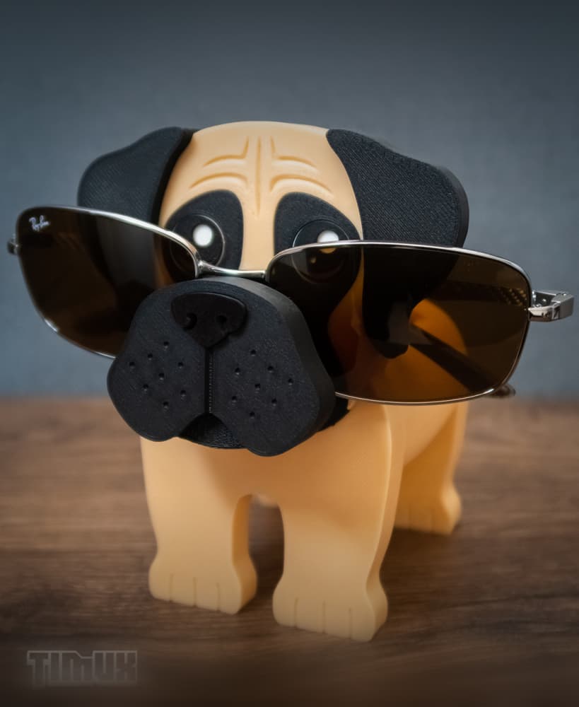 ENGLISH MASTIFF GLASSES HOLDER 3d model