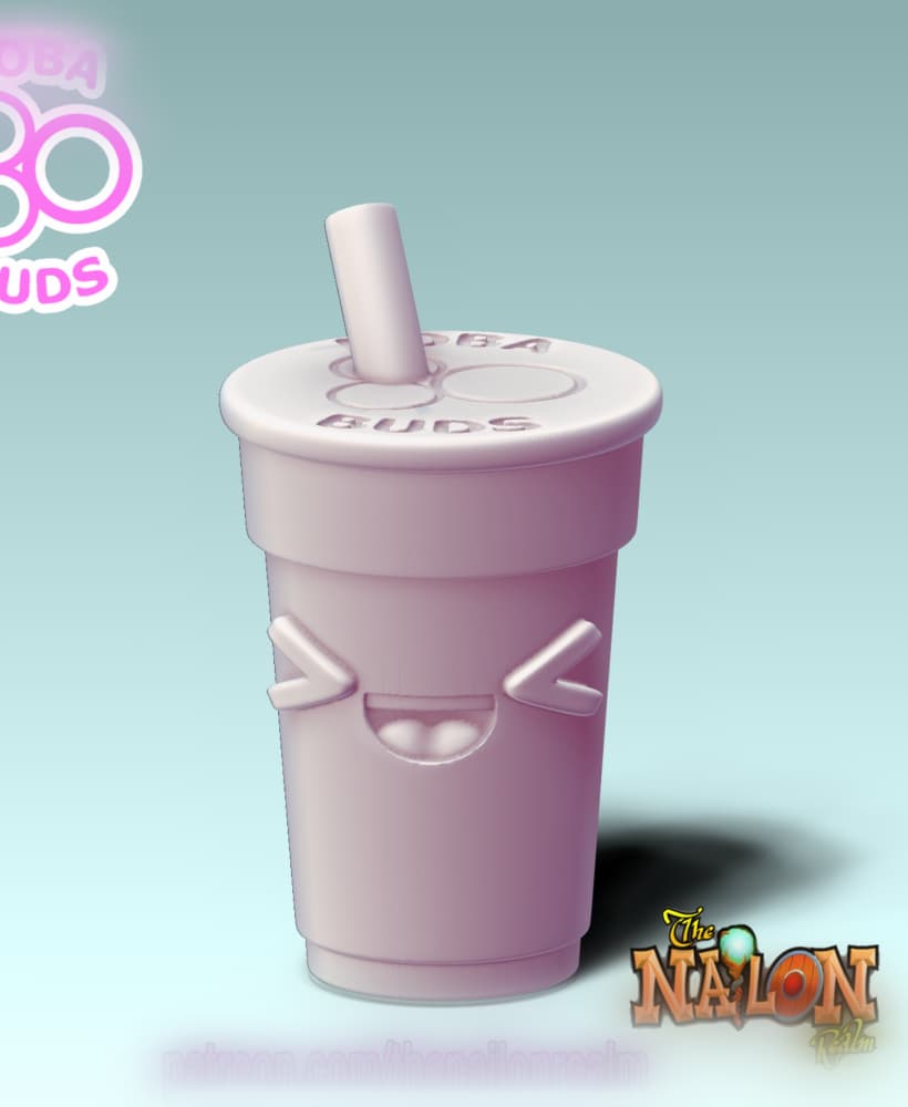 BobaBud Kiku 3d model