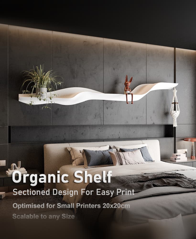 Parametric Shelf Design V4 Solid 3d model