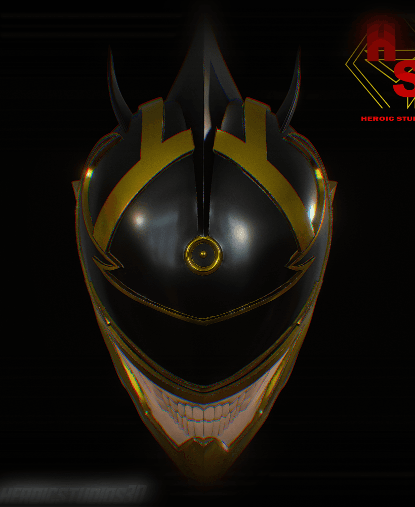 Black Death Ranger Helmet 3d model