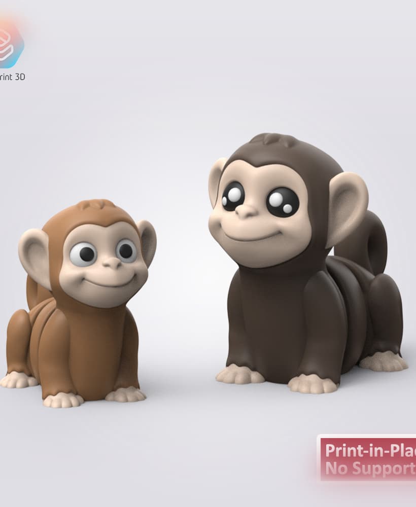 Flexi Monkey 3d model