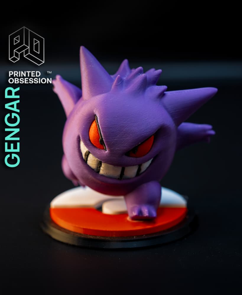 Gengar - Pokemon - Fanart - Multi Color 3d model