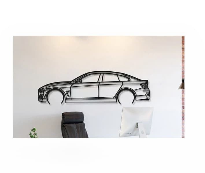 BMW - F36 4 Gran Coupé 2019 Wall Art 3d model