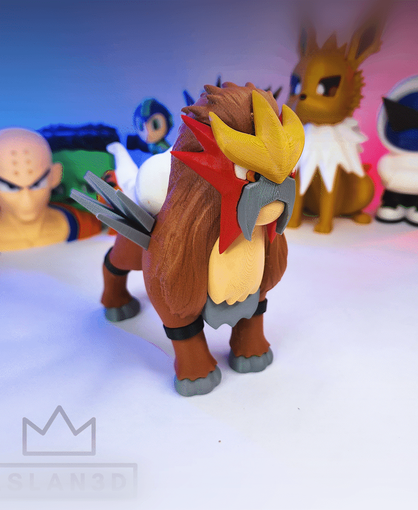 Entei By Colors 3d model