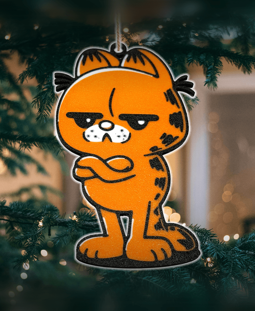 Garfield Christmas Tree Ornament 3d model