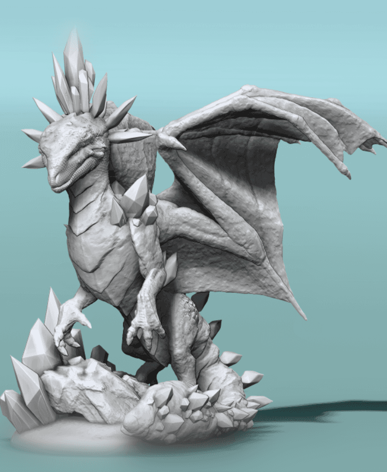 Amethyst Dragon 3d model